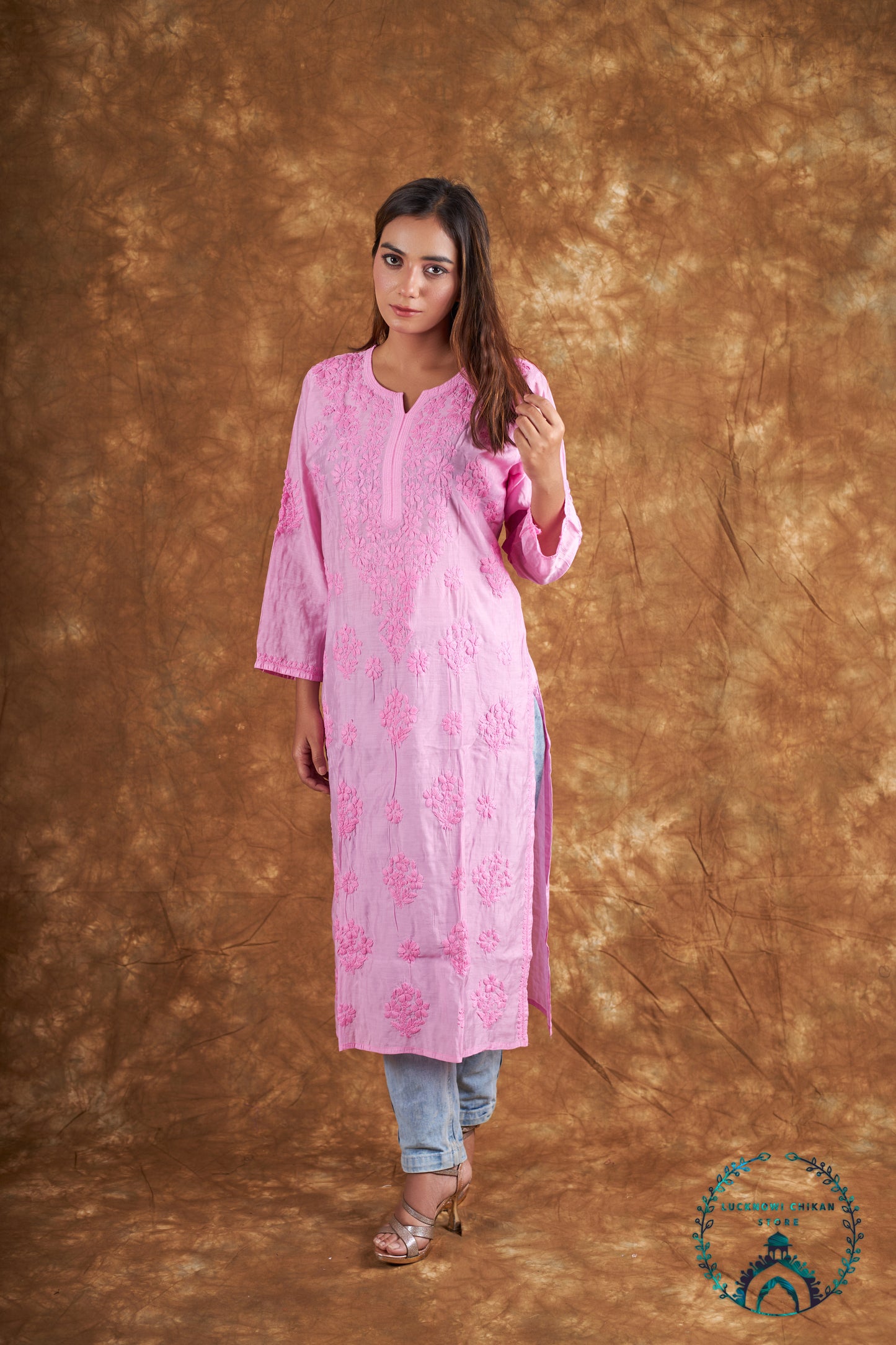 Chanderi Long Kurta