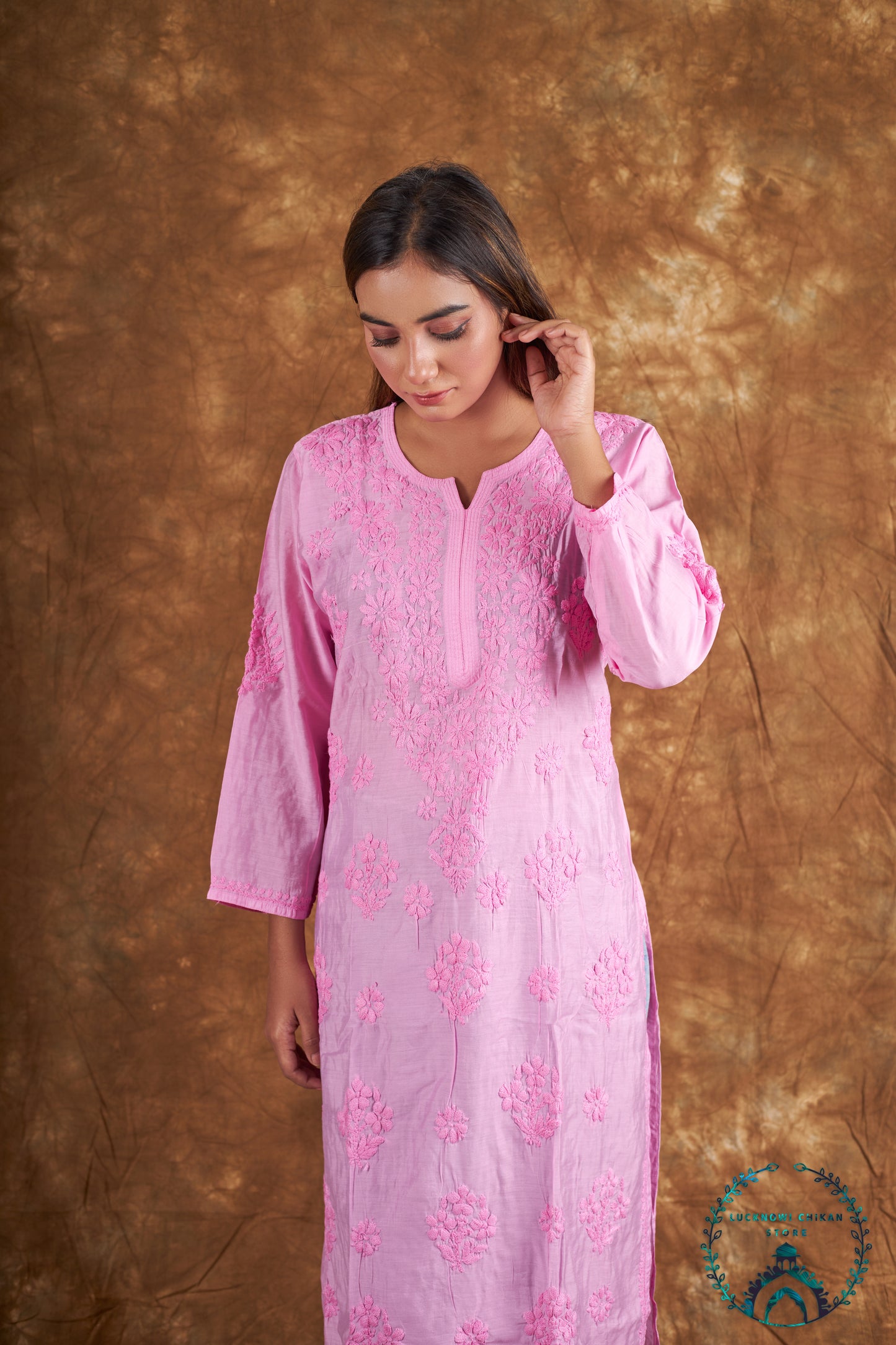 Chanderi Long Kurta