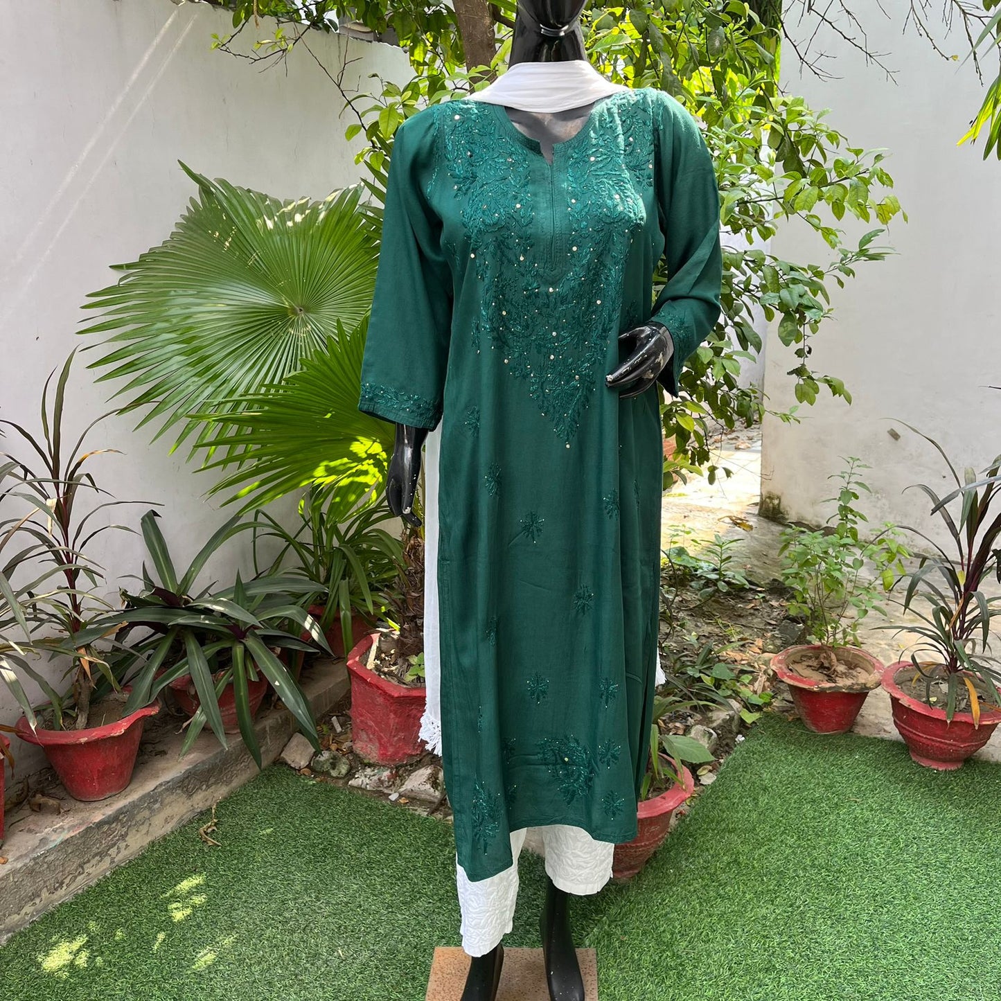 Rayon Mukaish Kurta