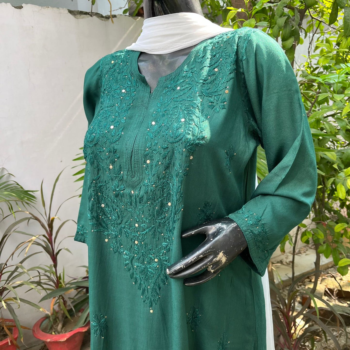 Rayon Mukaish Kurta
