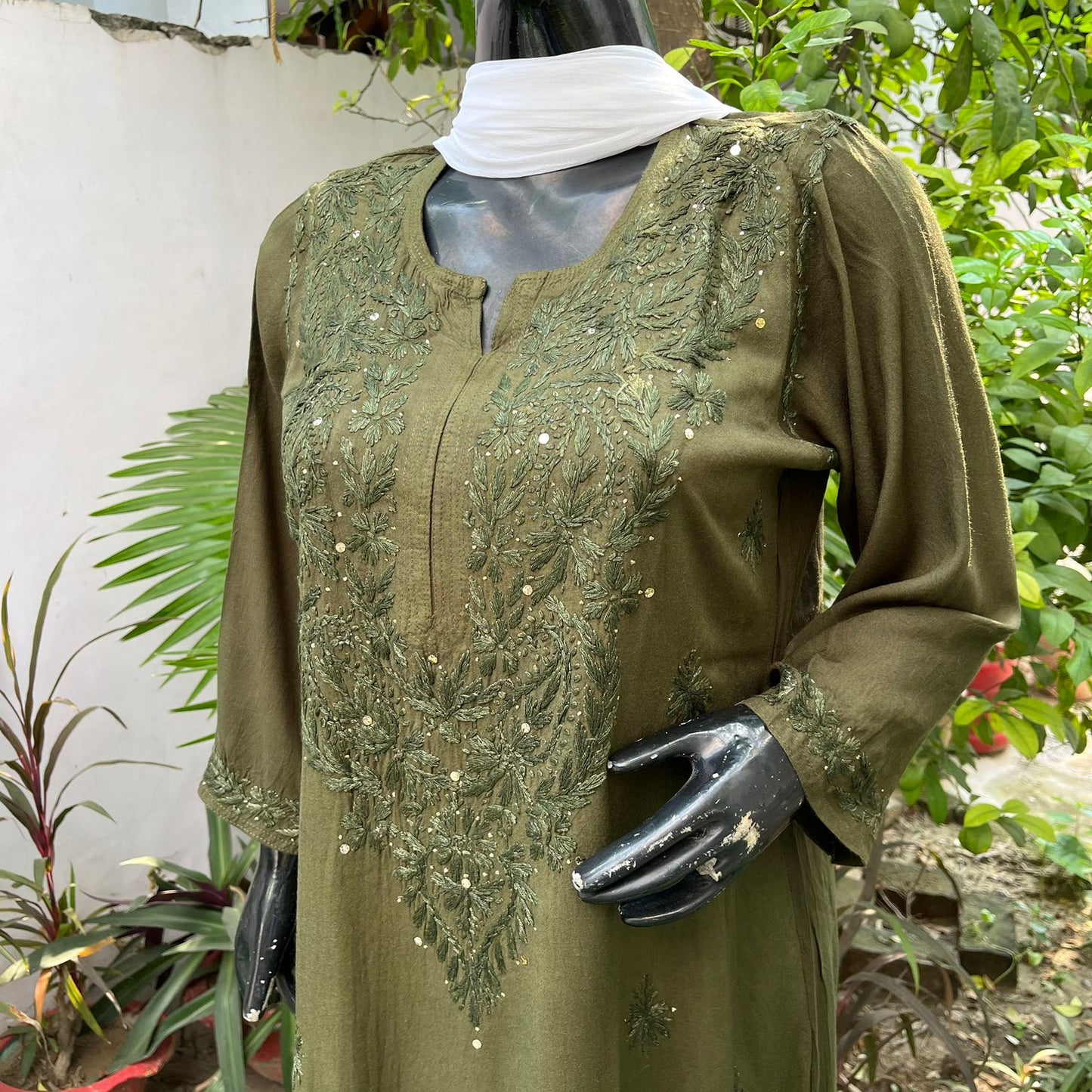 Rayon Mukaish Kurta