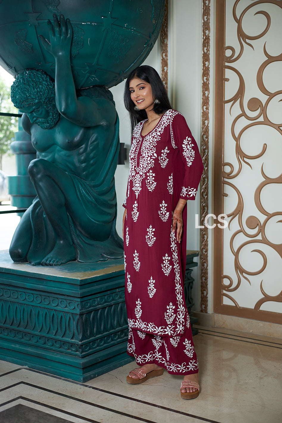 Persian Knot Cotton Co-ord Set