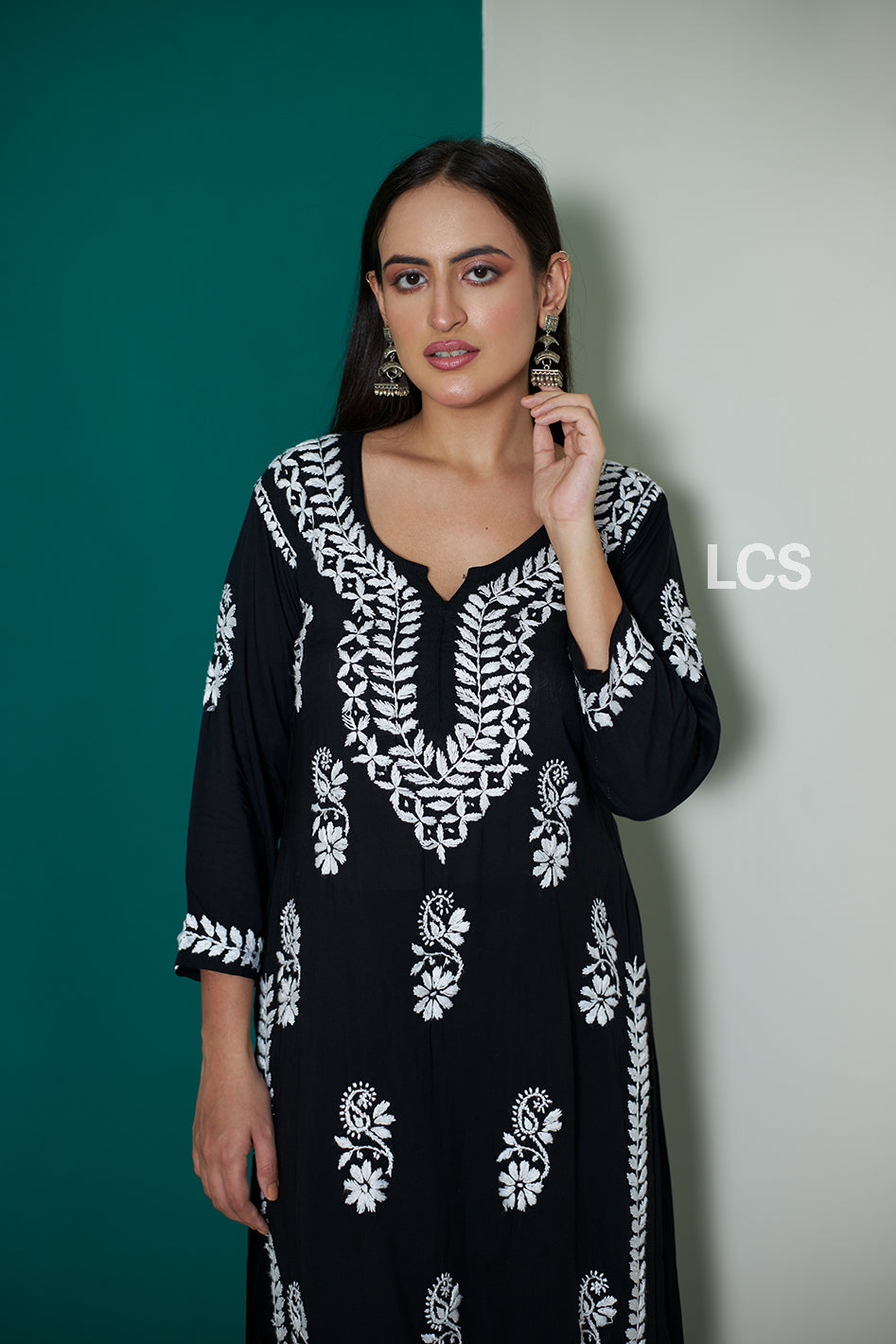 Nora Chikankari Modal Gharara Set