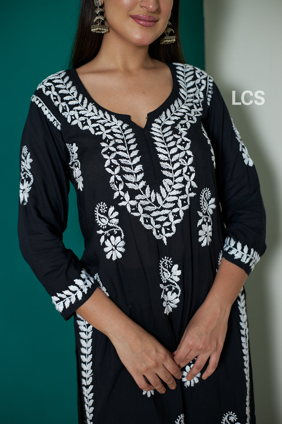 Nora Chikankari Modal Gharara Set