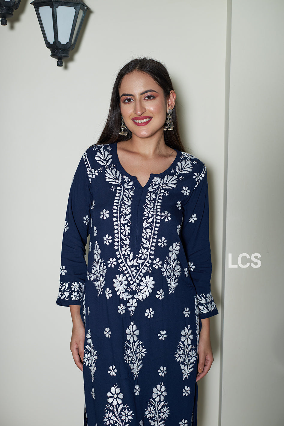 Akriti Modal Chikankari Kurta Plazzo Set