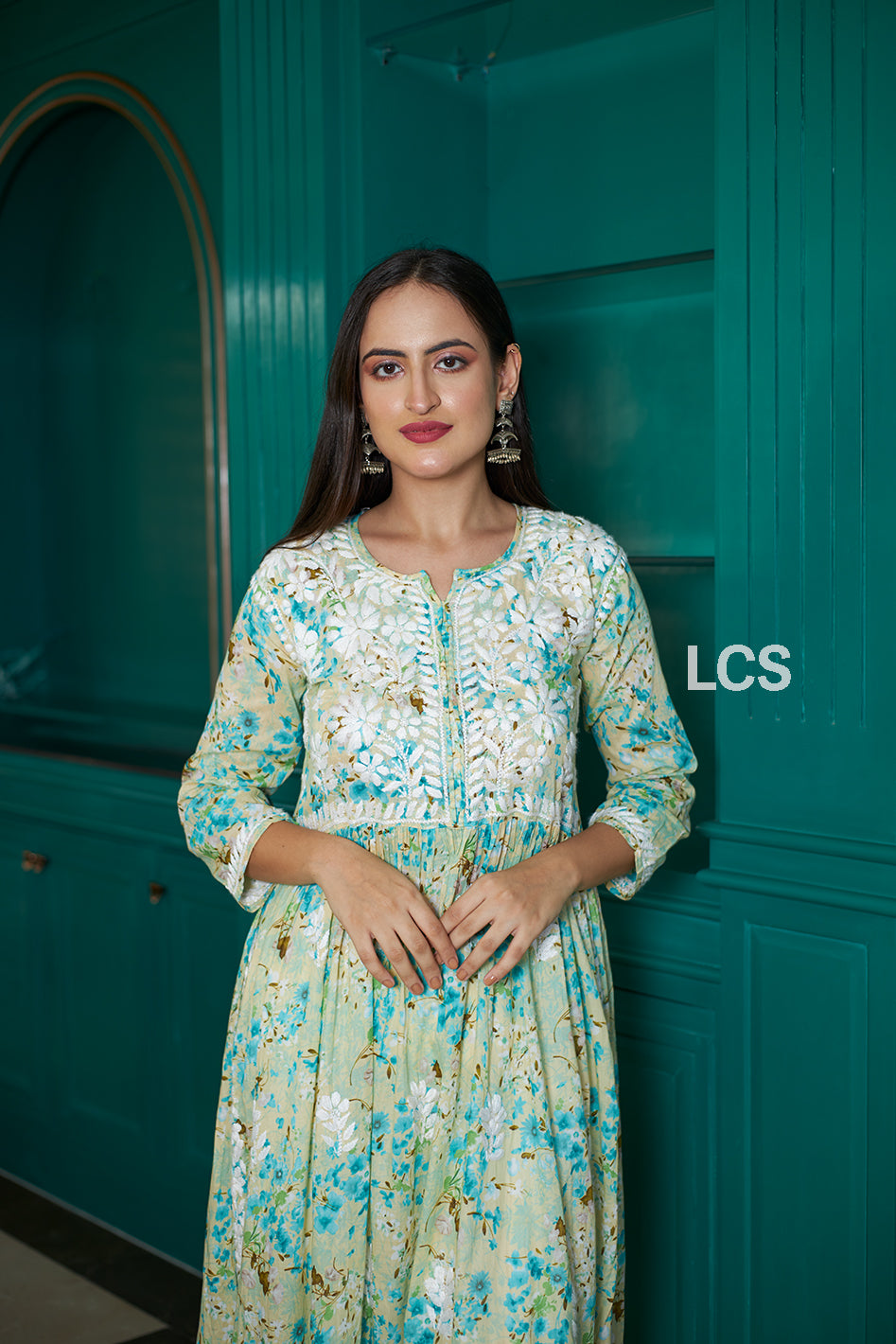 Mastani Chikankari Gown