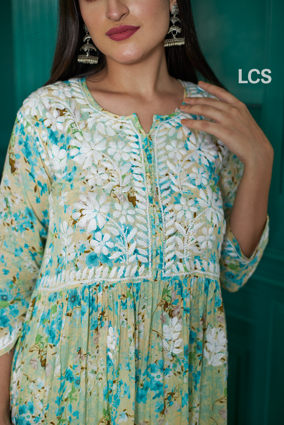 Mastani Chikankari Gown