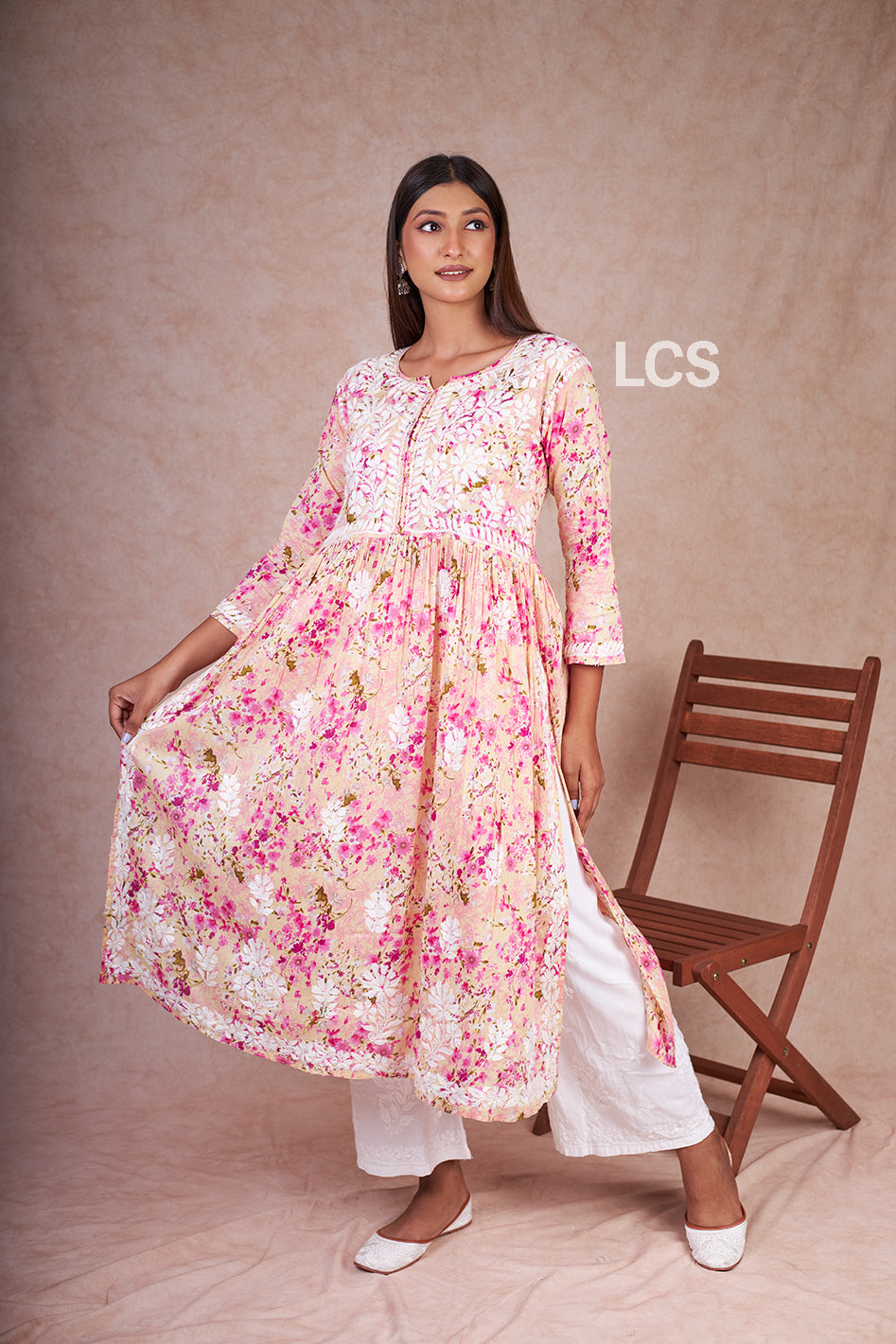 Mastani Chikankari Gown