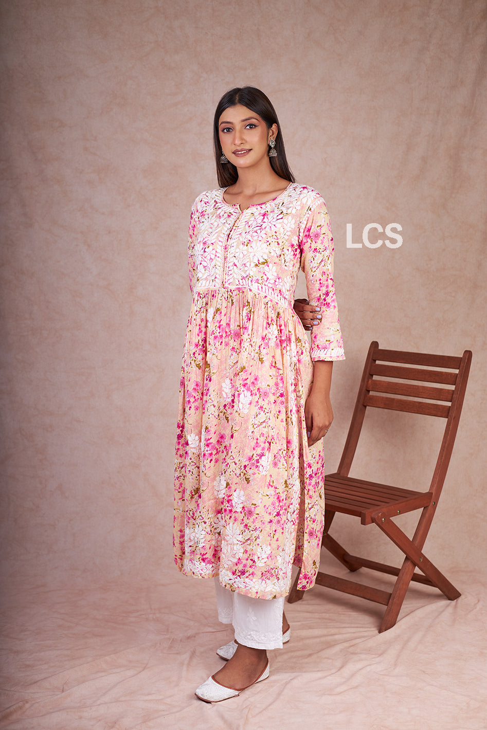 Mastani Chikankari Gown