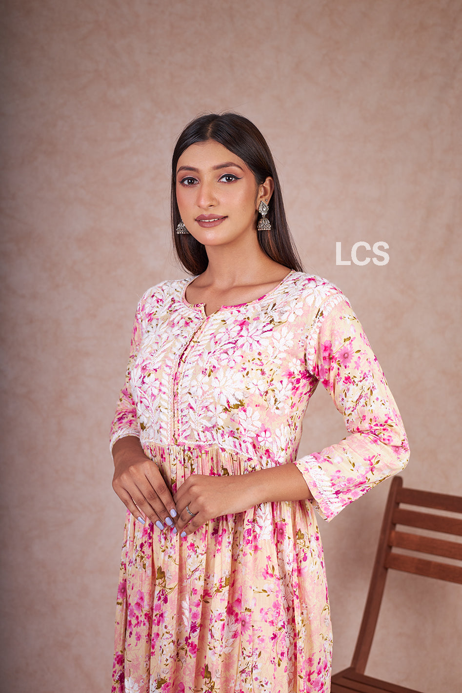 Mastani Chikankari Gown