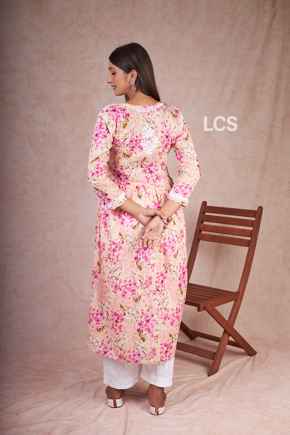 Mastani Chikankari Gown