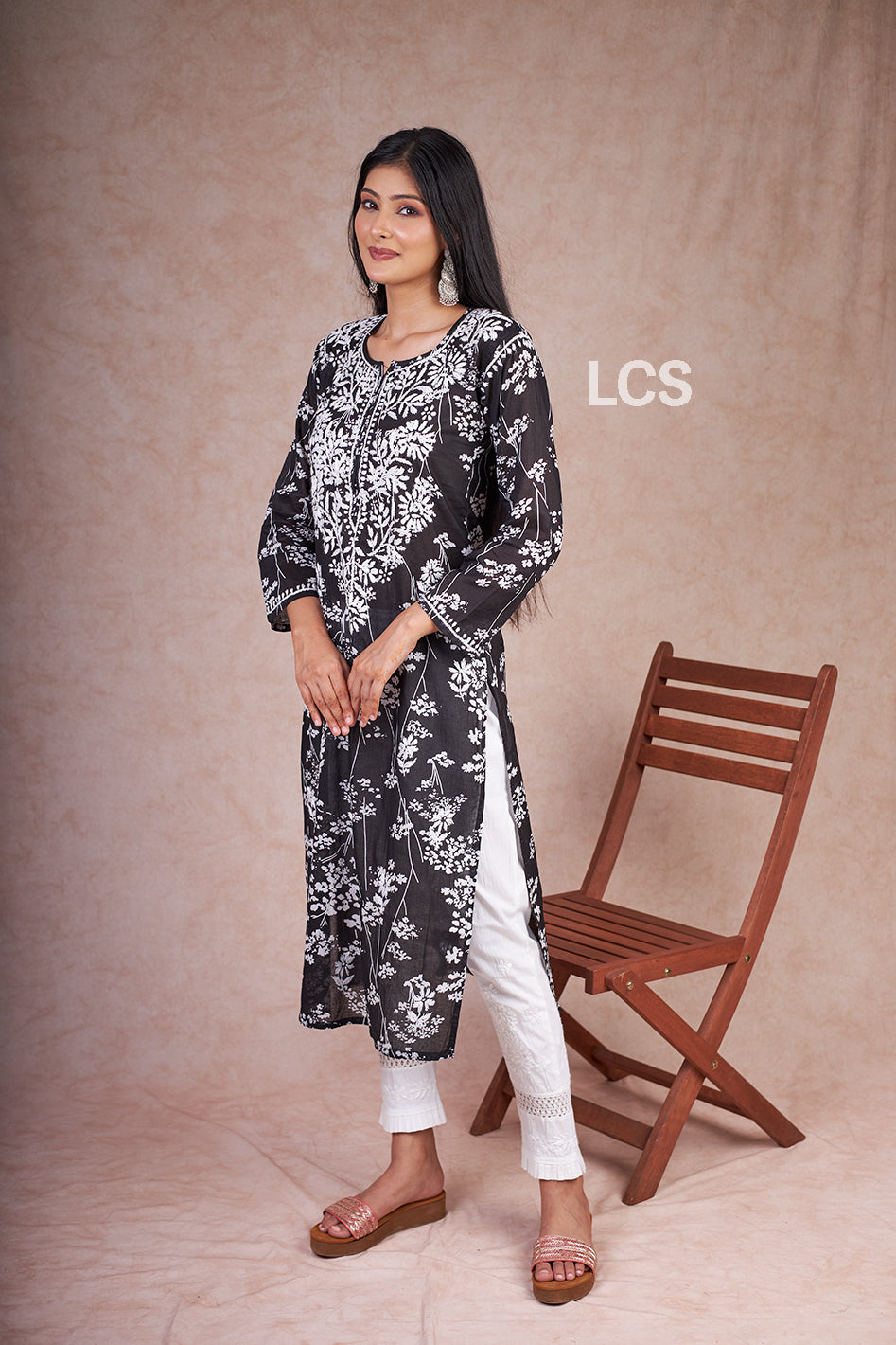 Black Mul Kurta