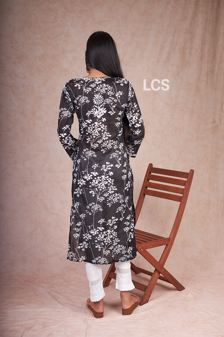 Black Mul Kurta