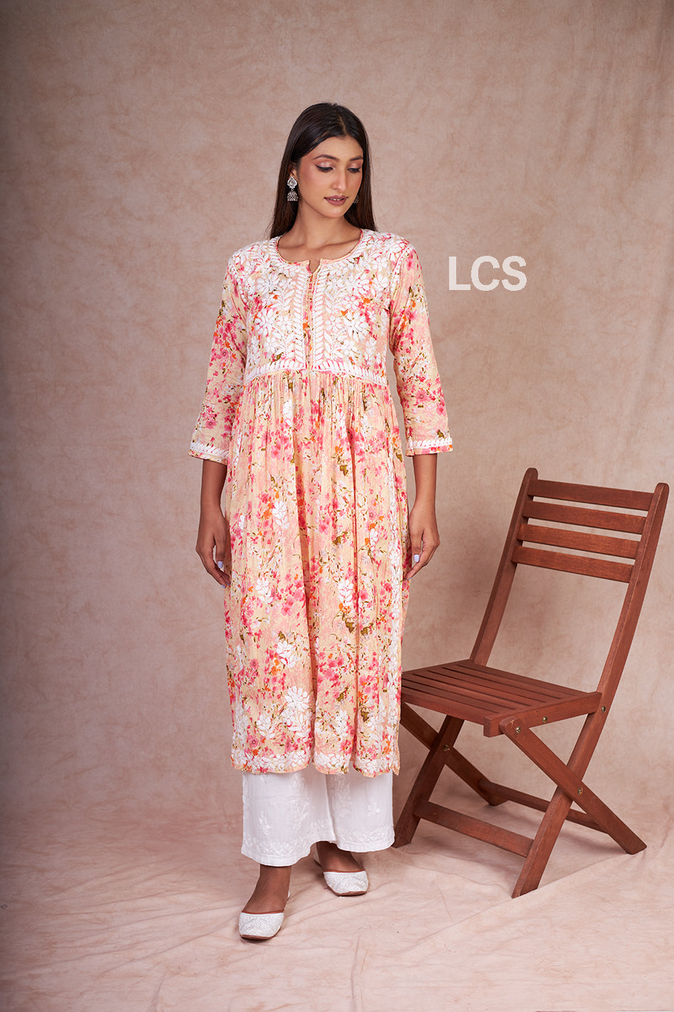 Mastani Chikankari Gown