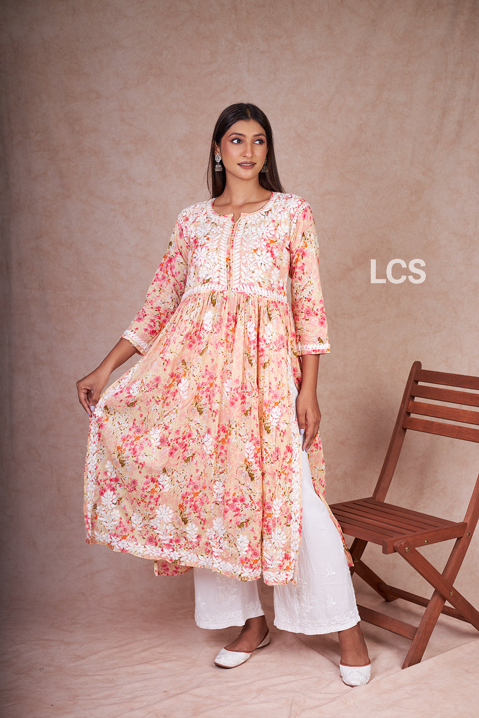 Mastani Chikankari Gown
