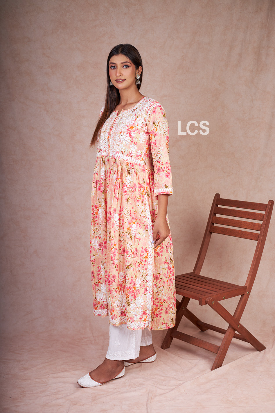 Mastani Chikankari Gown