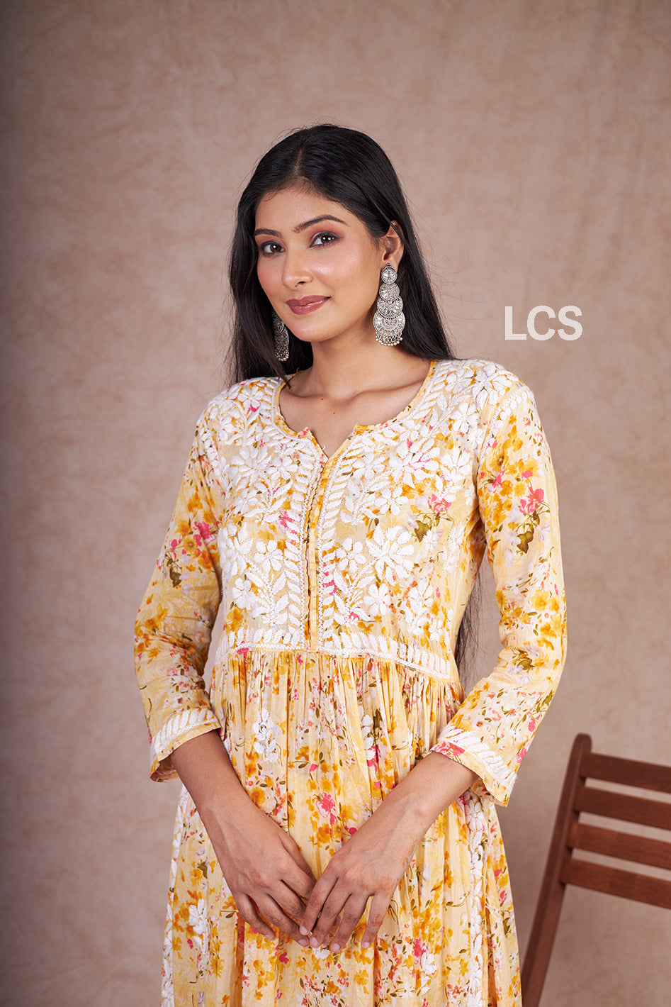 Mastani Chikankari Gown