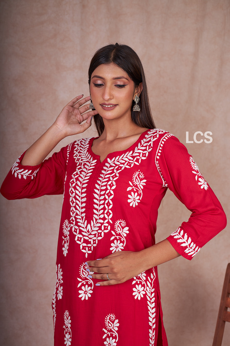 Nora Chikankari Modal Gharara Set