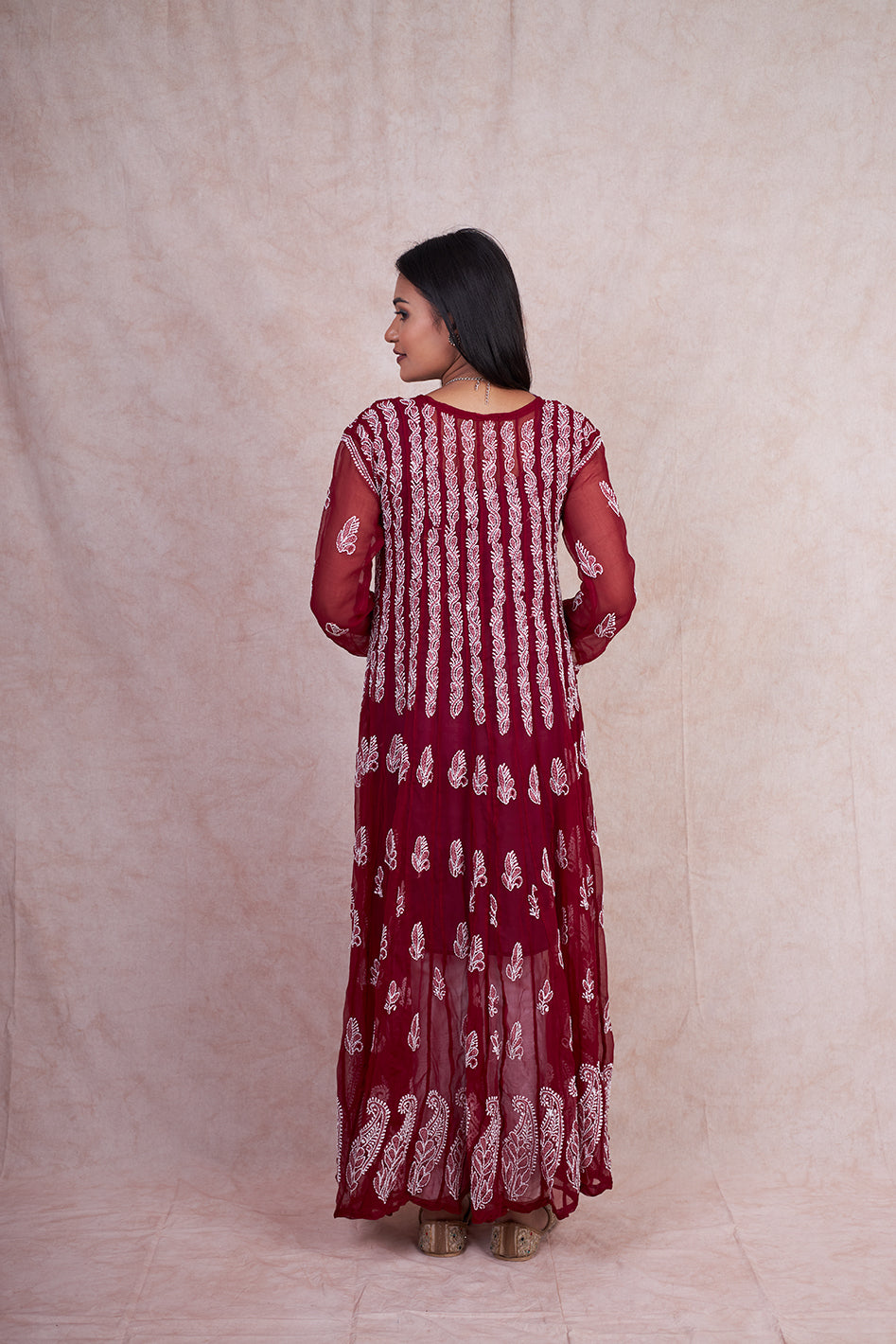 Georgette 56 Kali Anarkali Gown