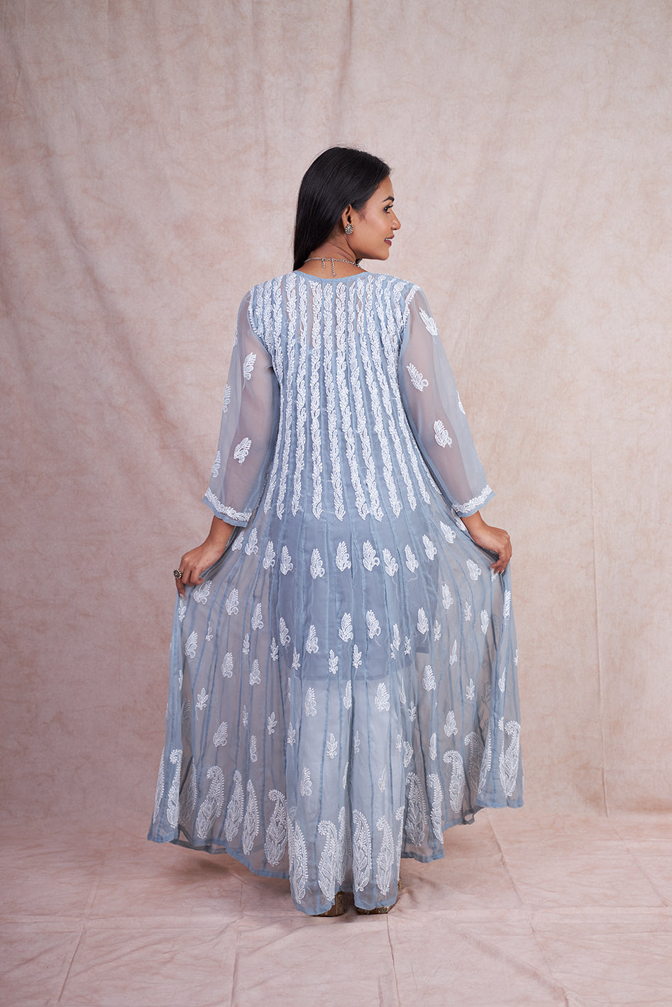 Georgette 56 Kali Anarkali Gown