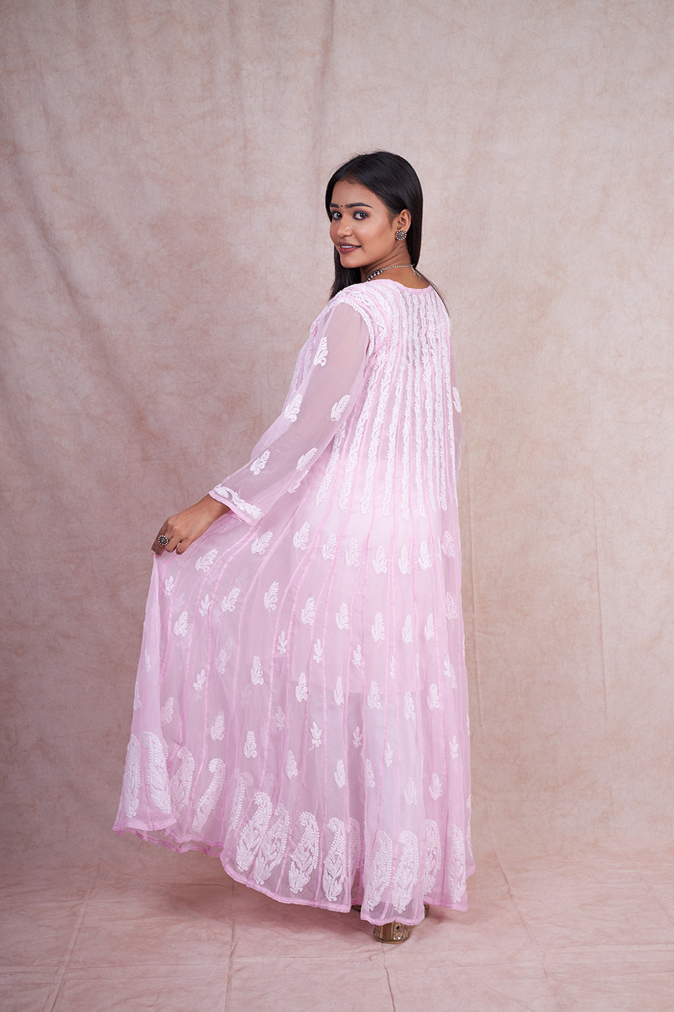 Georgette 56 Kali Anarkali Gown
