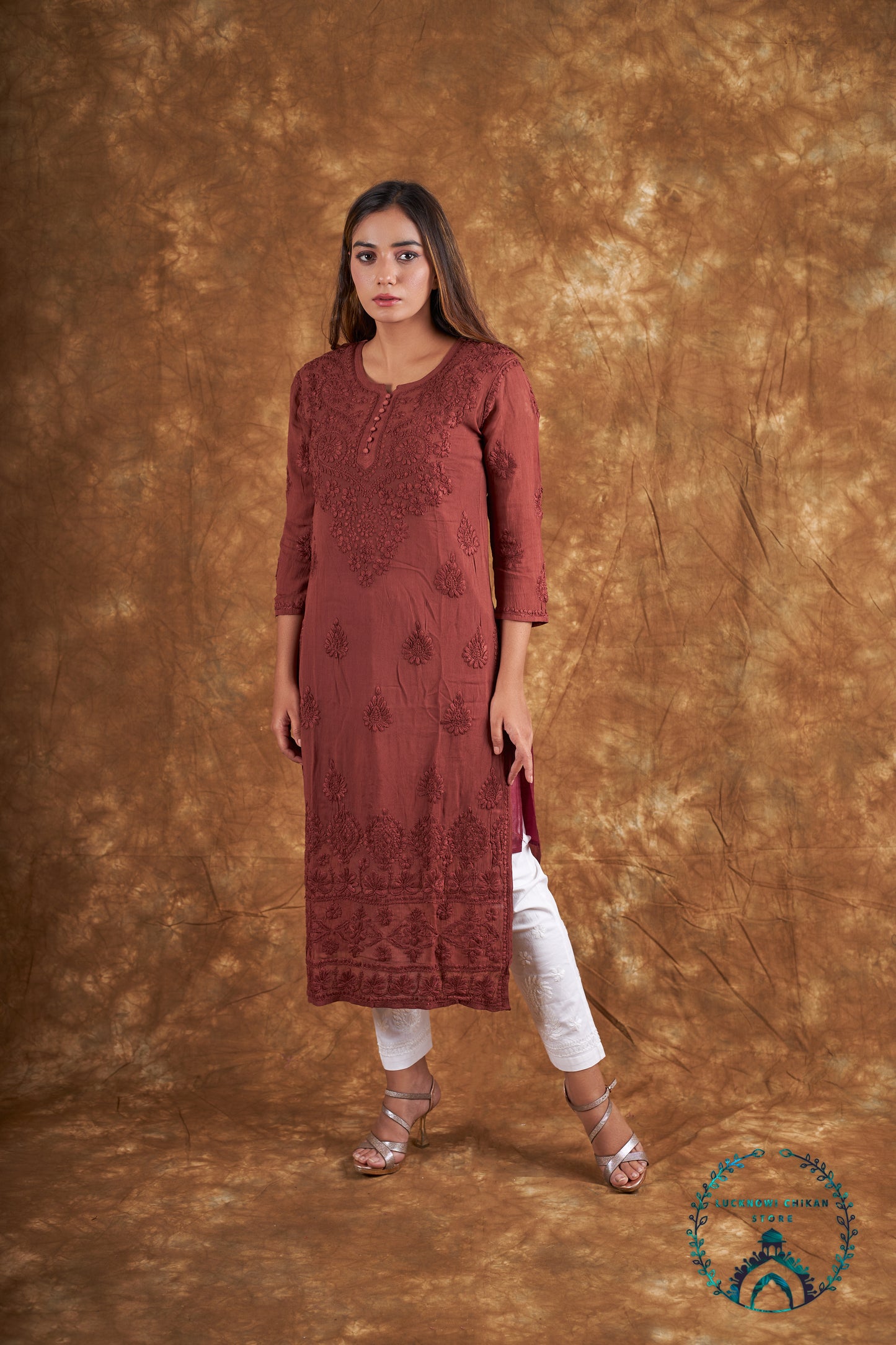 Viscose 3D Work Kurta