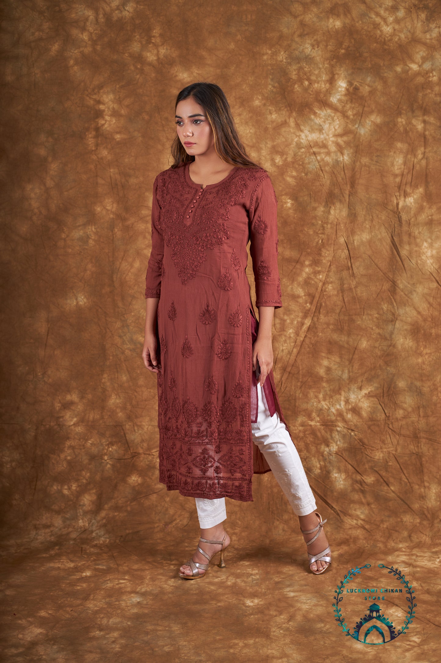 Viscose 3D Work Kurta