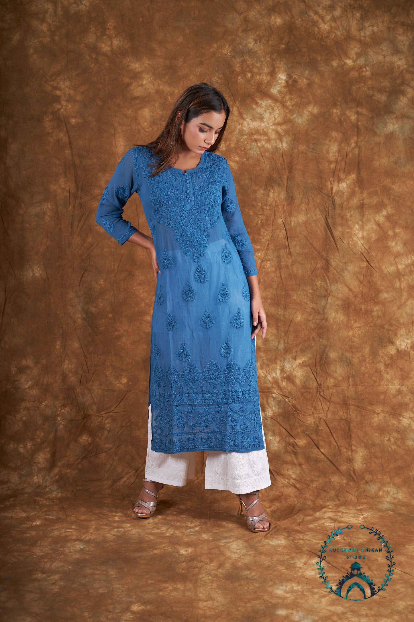 Viscose 3D Work Kurta