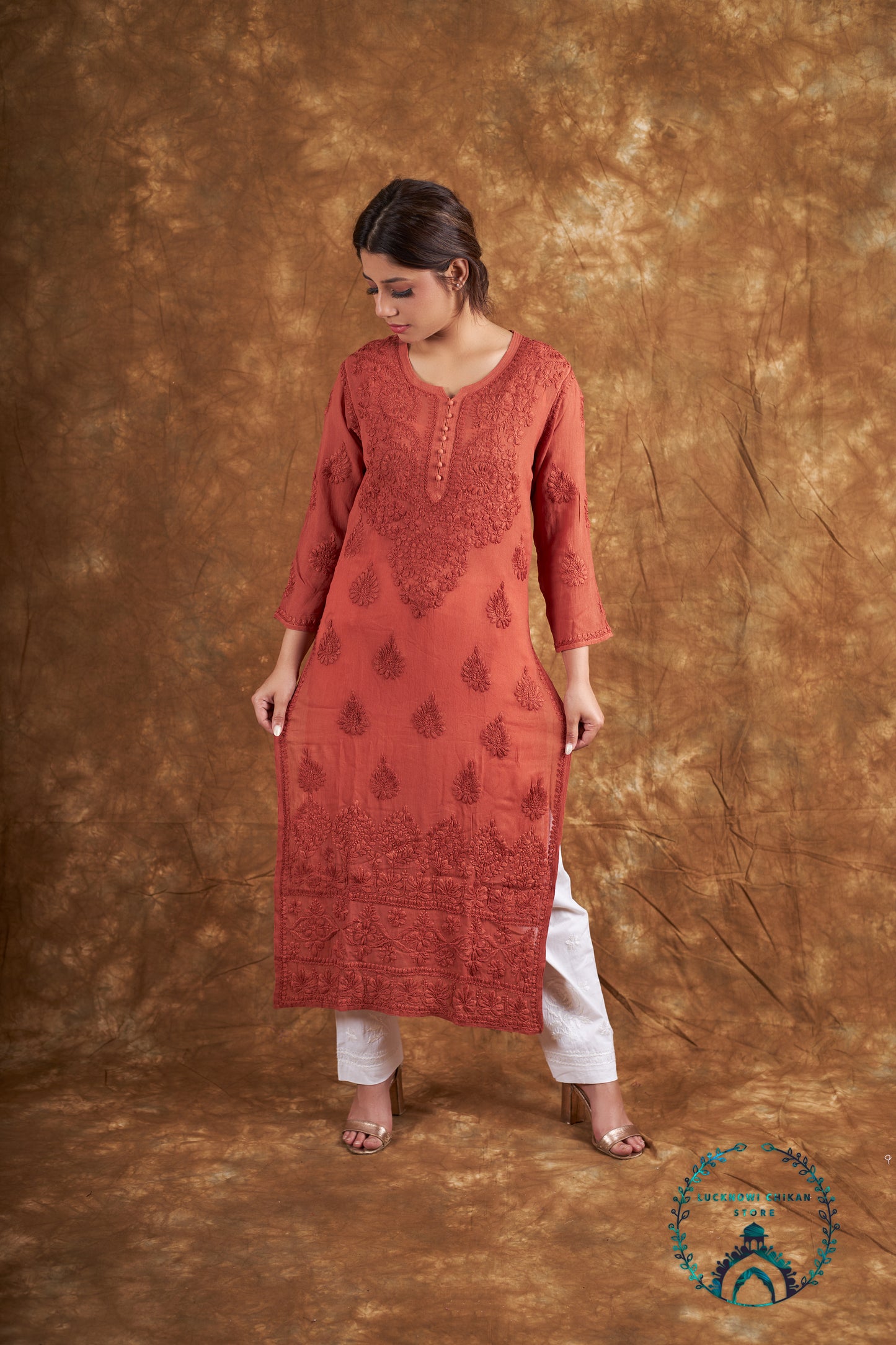 Viscose 3D Work Kurta