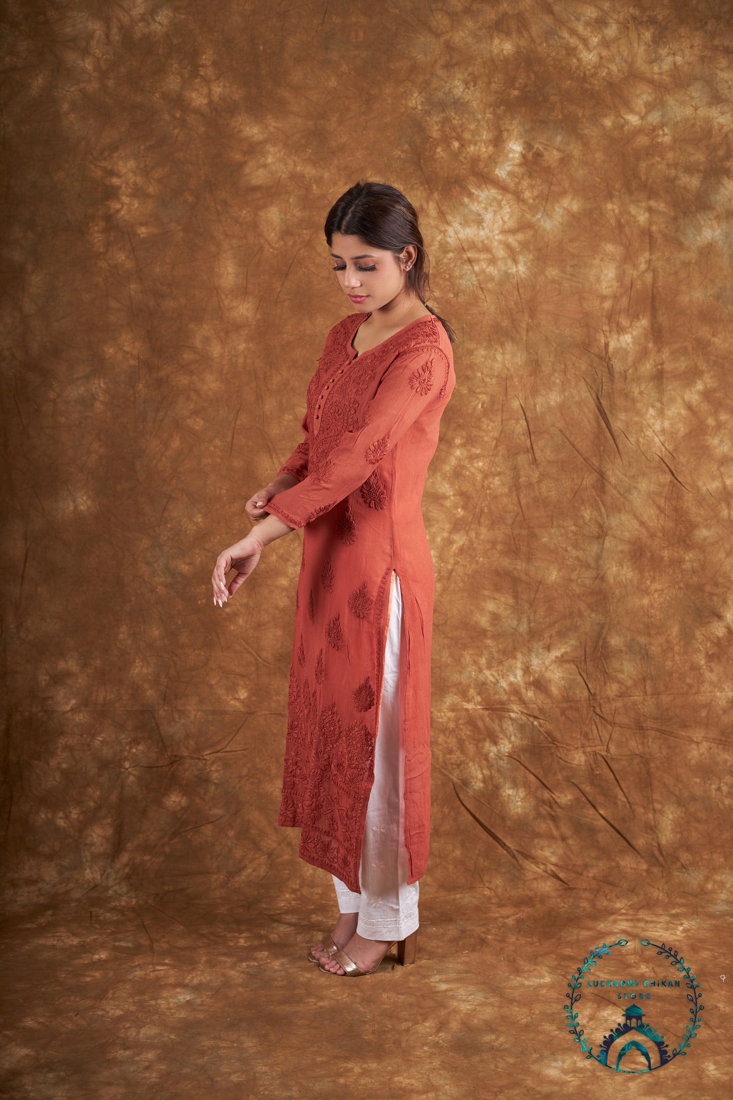 Viscose 3D Work Kurta