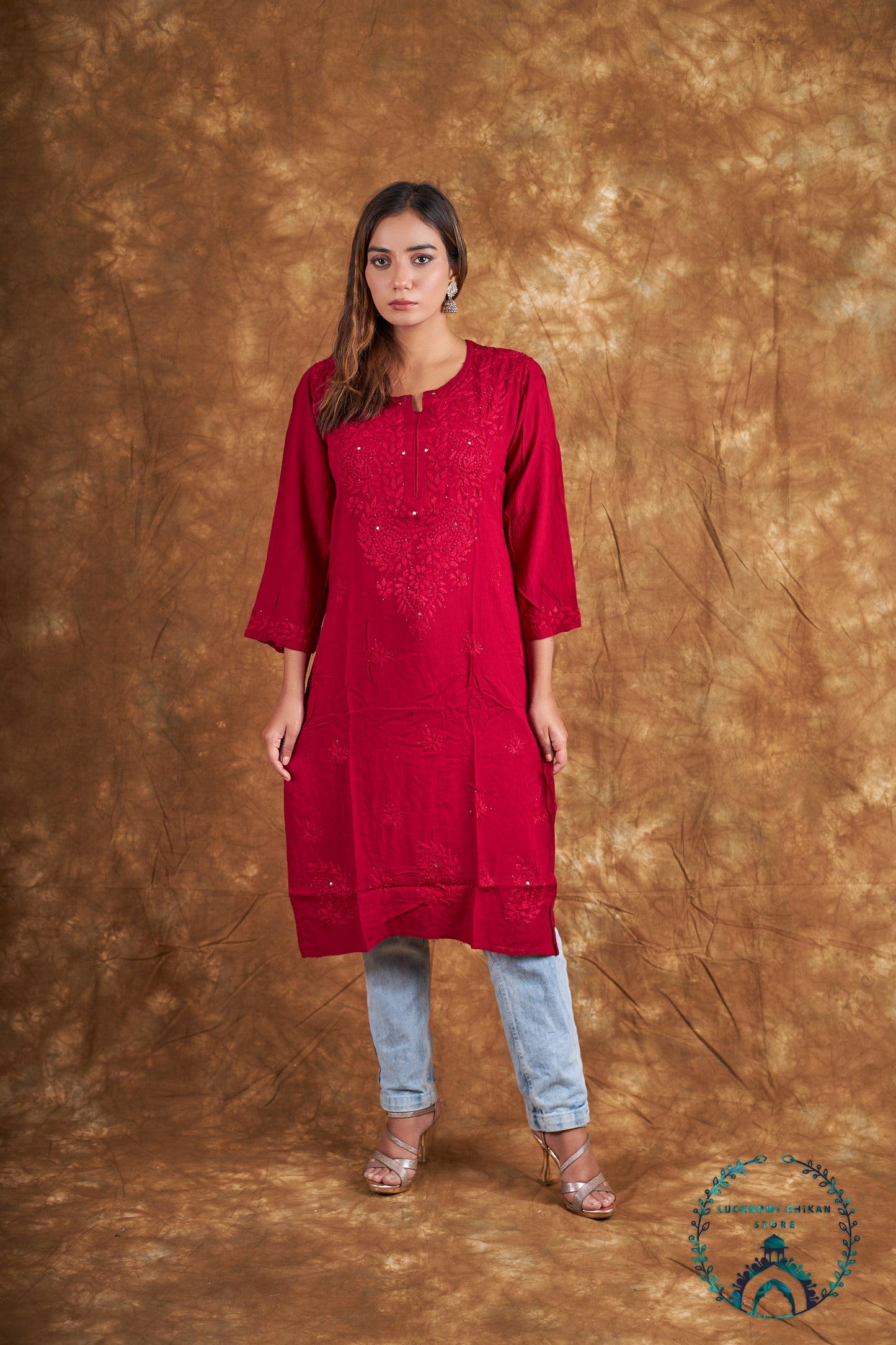 Rayon Mukaish Kurta