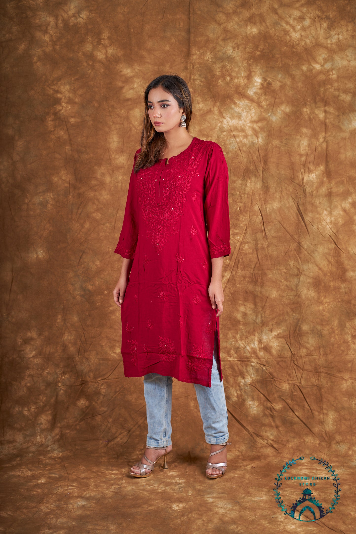 Rayon Mukaish Kurta