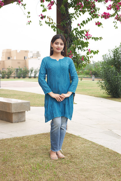 muslin silk kurta