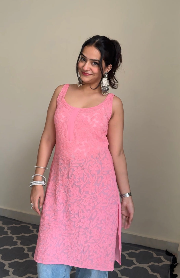 lucknowi chikankari kurta