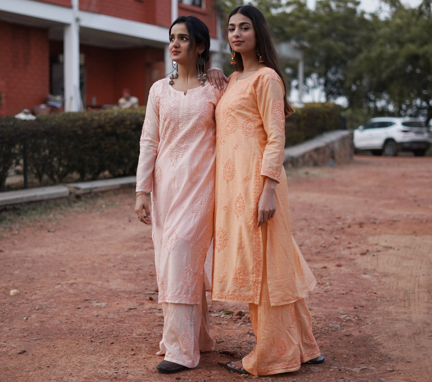 Chanderi Plazzo Set
