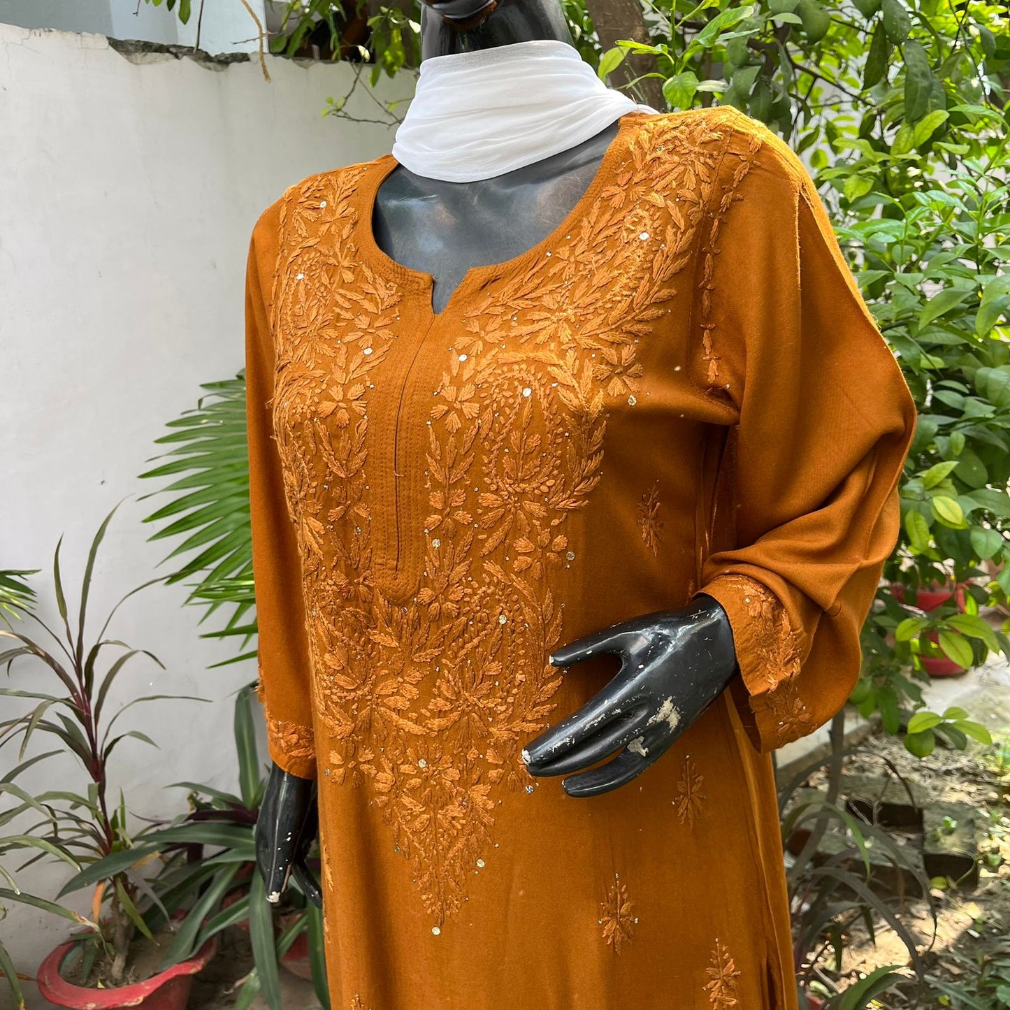 Rayon Mukaish Kurta