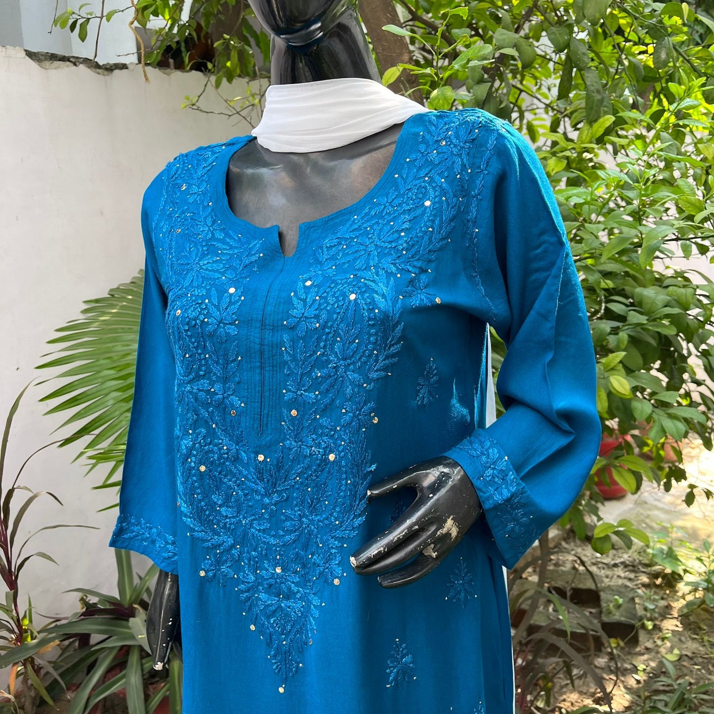 Rayon Mukaish Kurta