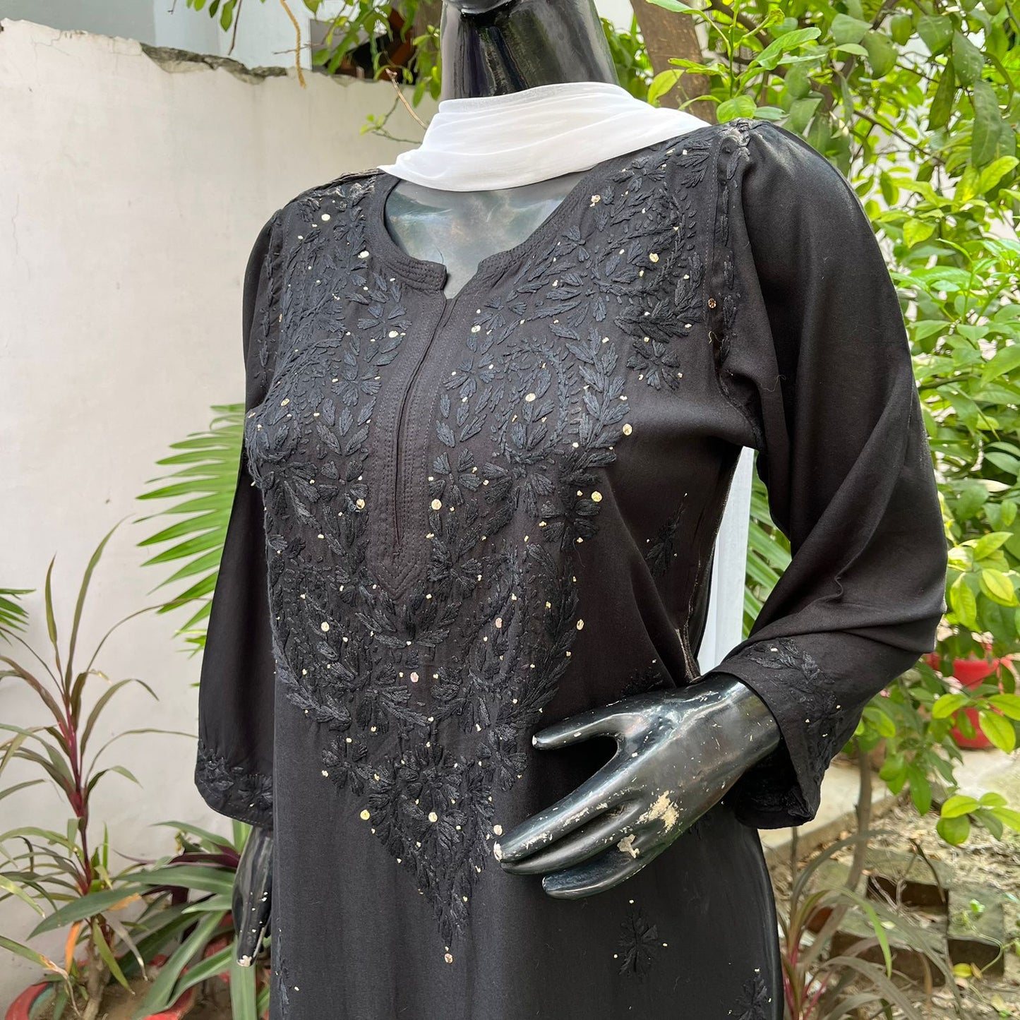 Rayon Mukaish Kurta