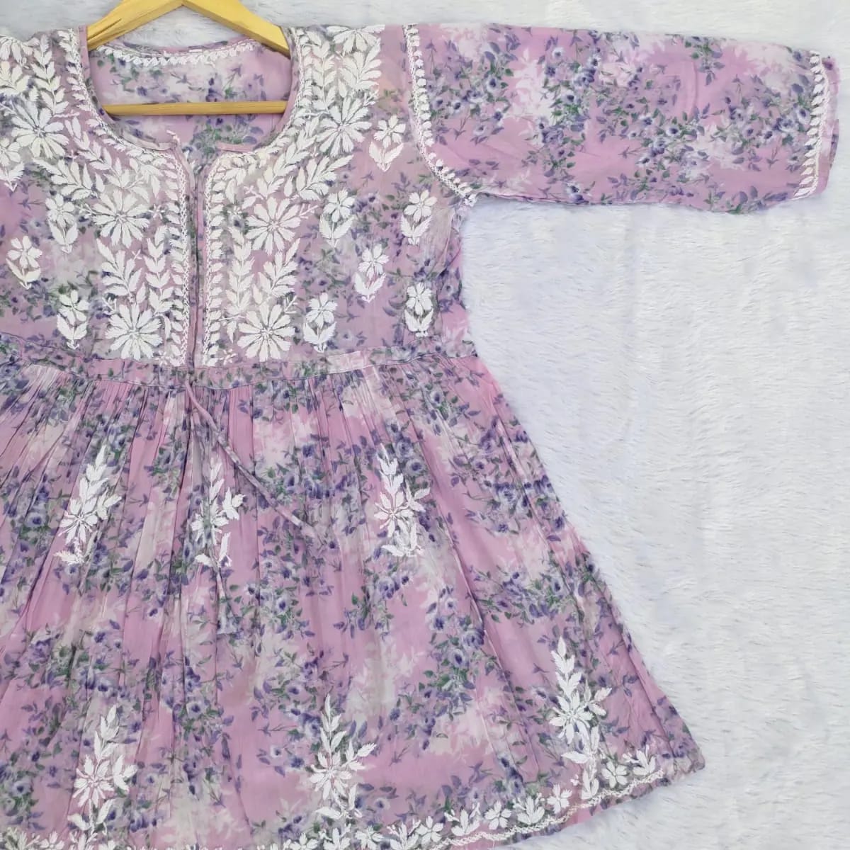 Mulmul Printed Short Gown
