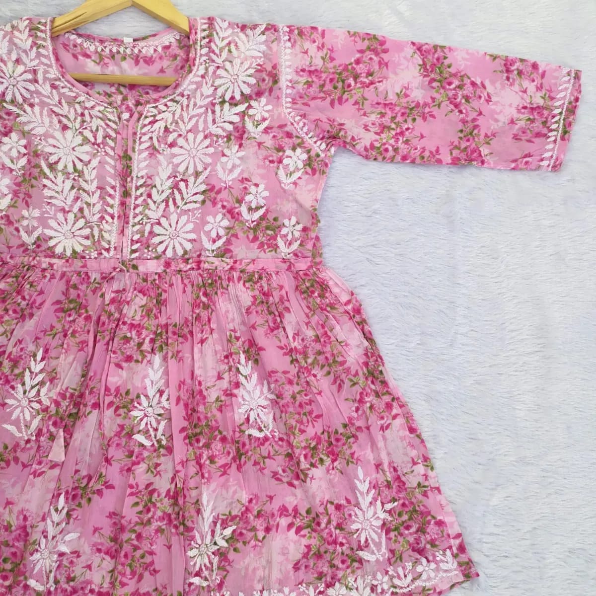 Mulmul Printed Short Gown