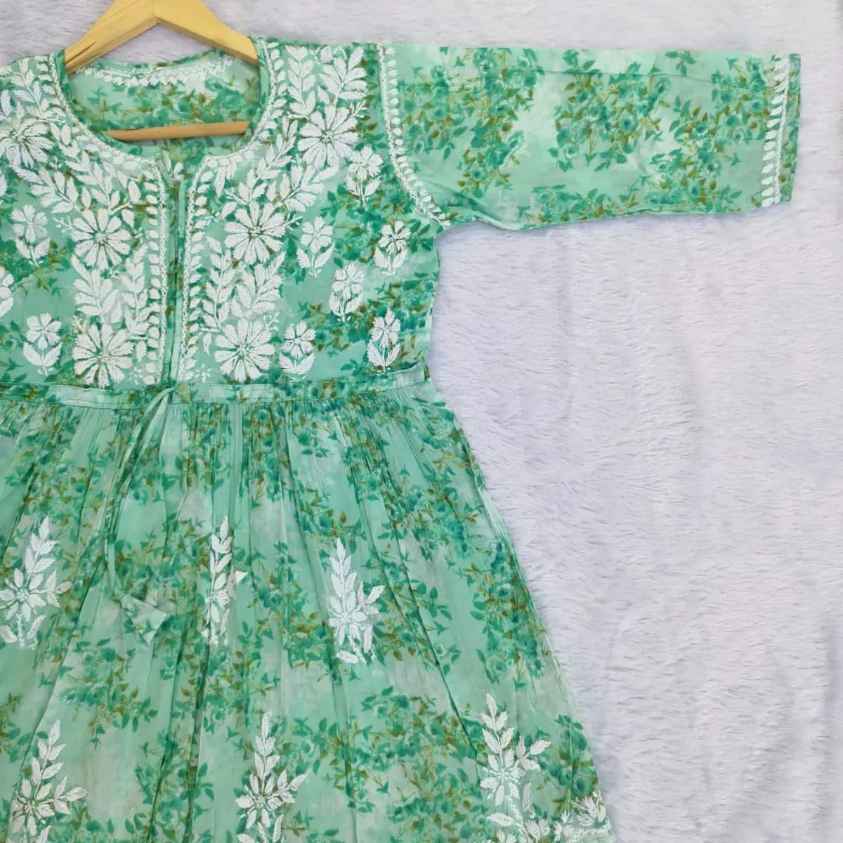 Mulmul Printed Short Gown