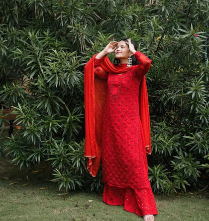 georgette kurta for women
