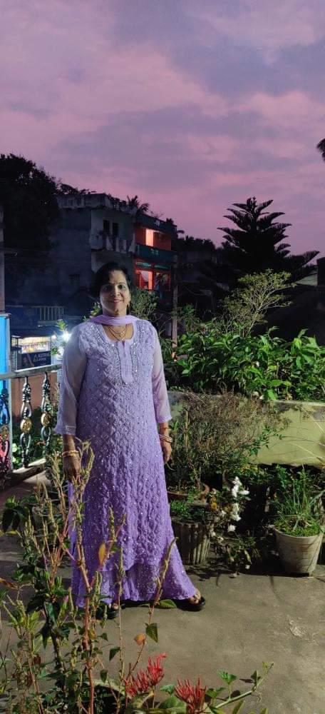 georgette kurti