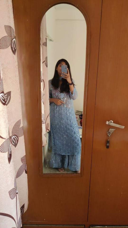 georgette kurti
