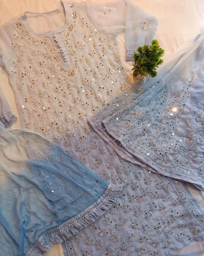 georgette kurti