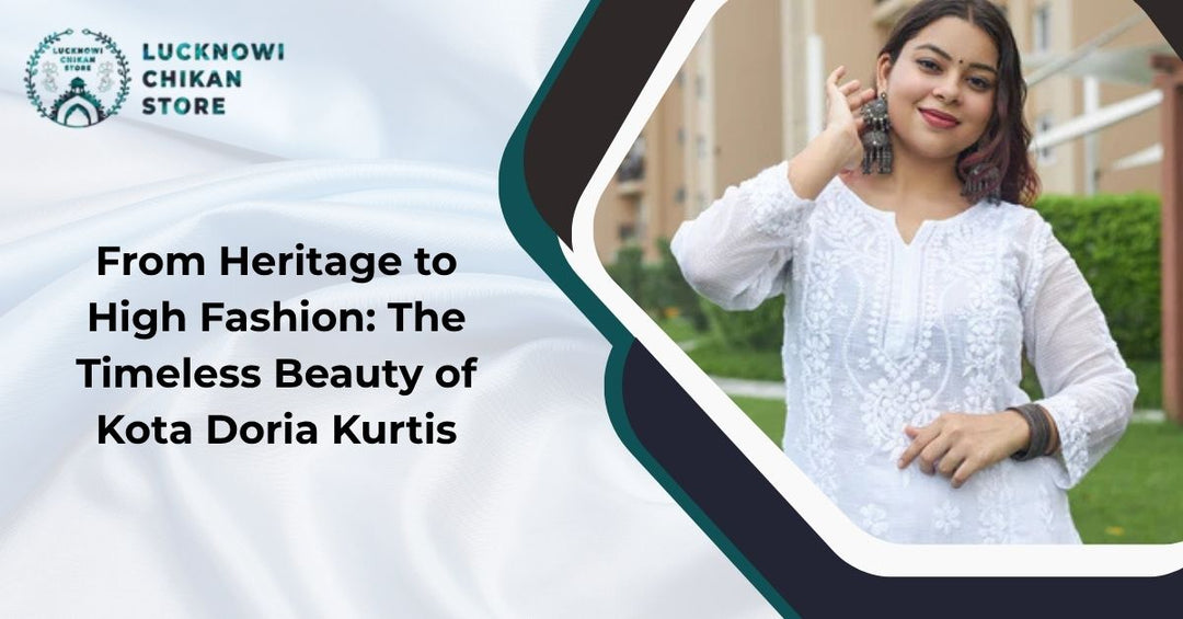 From Heritage to High Fashion: The Timeless Beauty of Kota Doria Kurtis