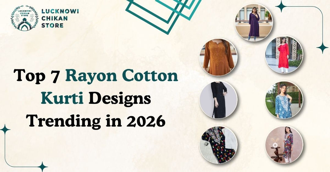 Rayon Cotton Kurti Designs 
