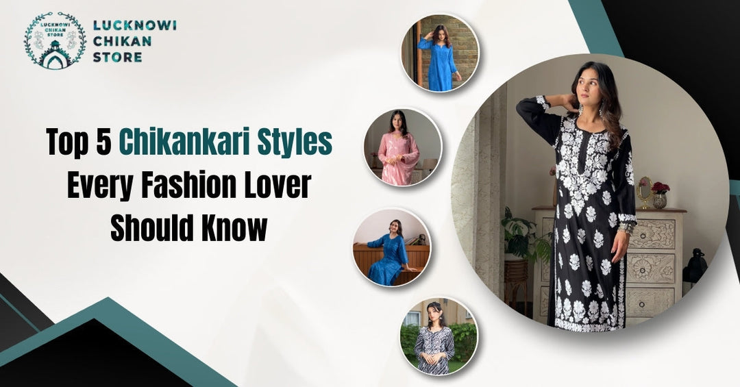 lucknowi chikankari kurti