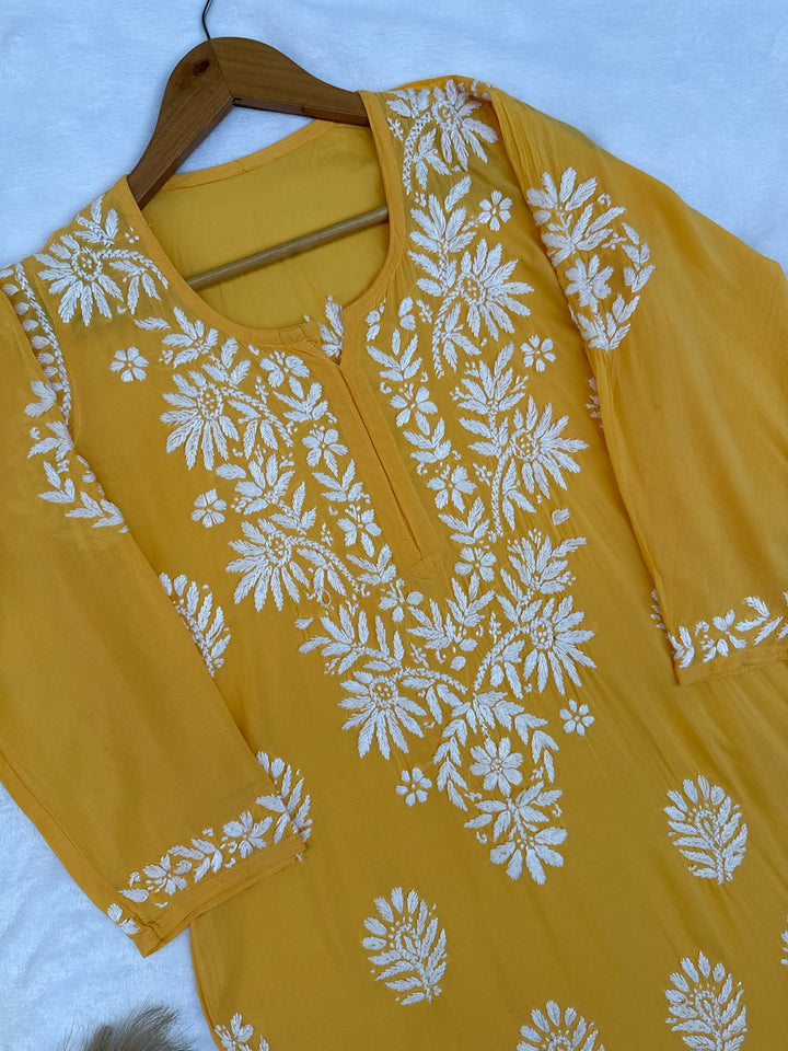 Zara Modal Chikankari Set