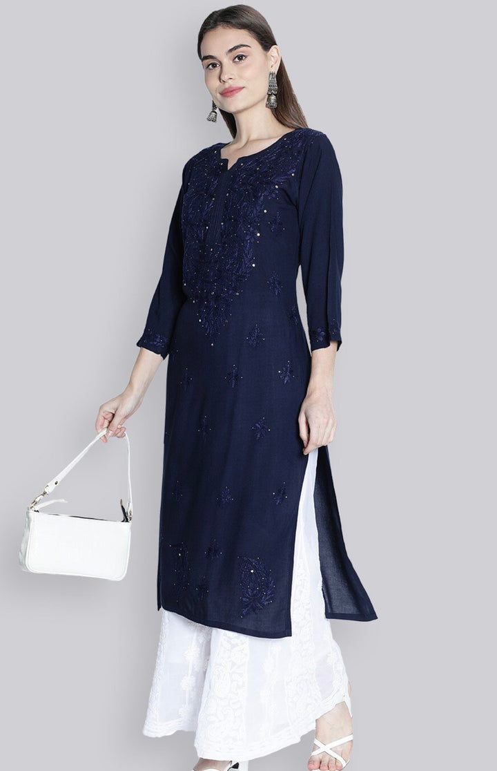 Rayon Mukaish Kurta